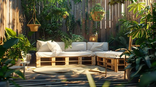 Transformez votre jardin avec meuble palette Modulpop